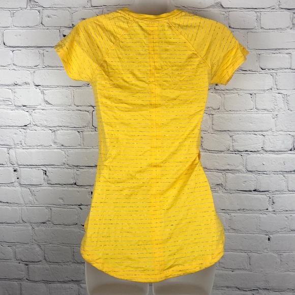 Calia by Carrie Underwood Yellow Striped Tee - Picture 2 of 8